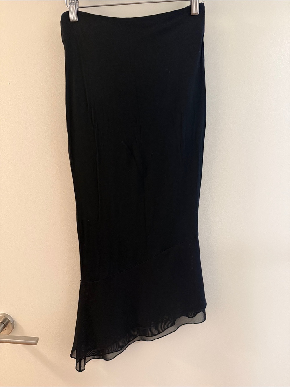 SELF The Label Black Women's Asymmetrical Skirt - Classic Black